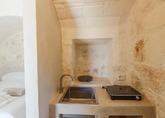 别墅 Trulli Meridiem Con Piscina 奥斯图尼