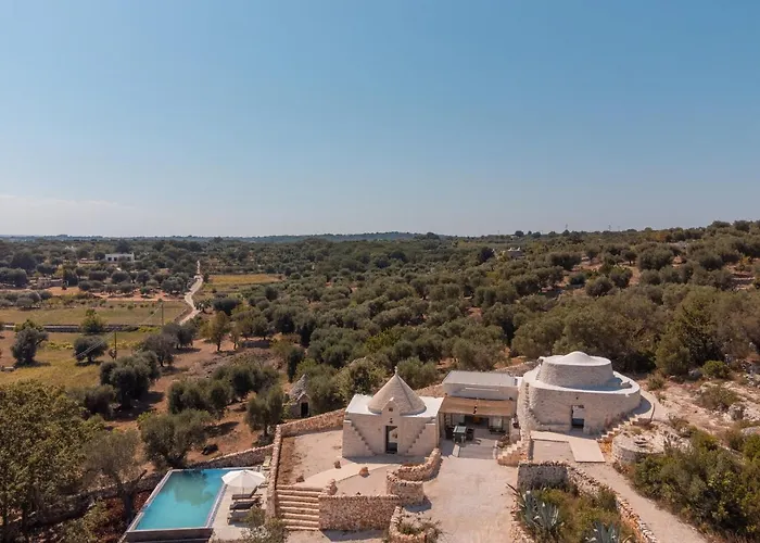 Trulli Meridiem Con Piscina 别墅 奥斯图尼