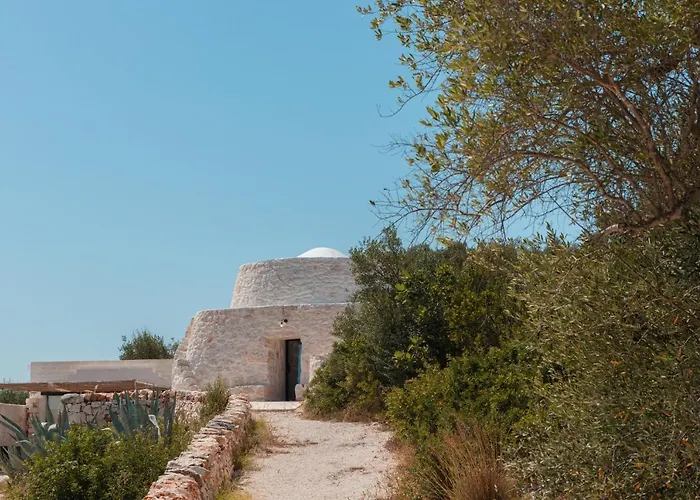 别墅 Trulli Meridiem Con Piscina 奥斯图尼